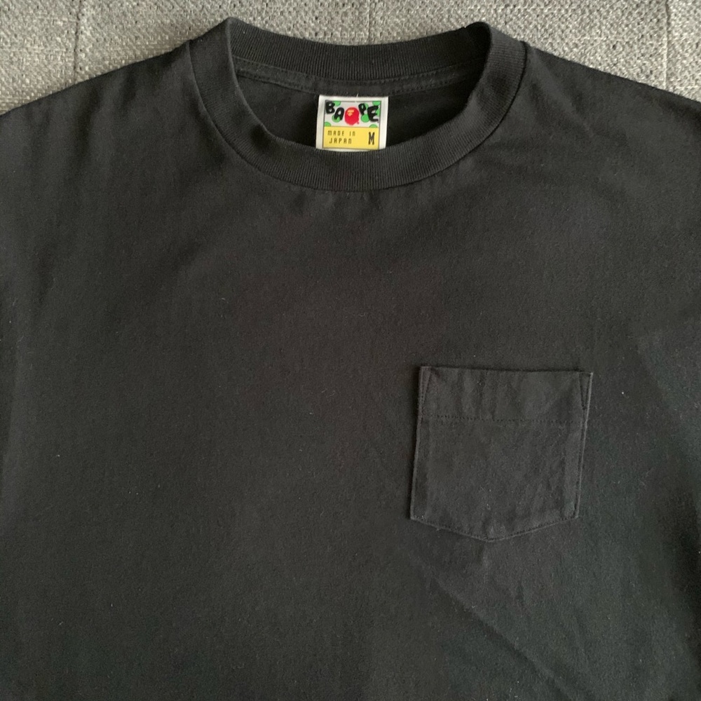 Bape Script Logo Tee In Black - image 2